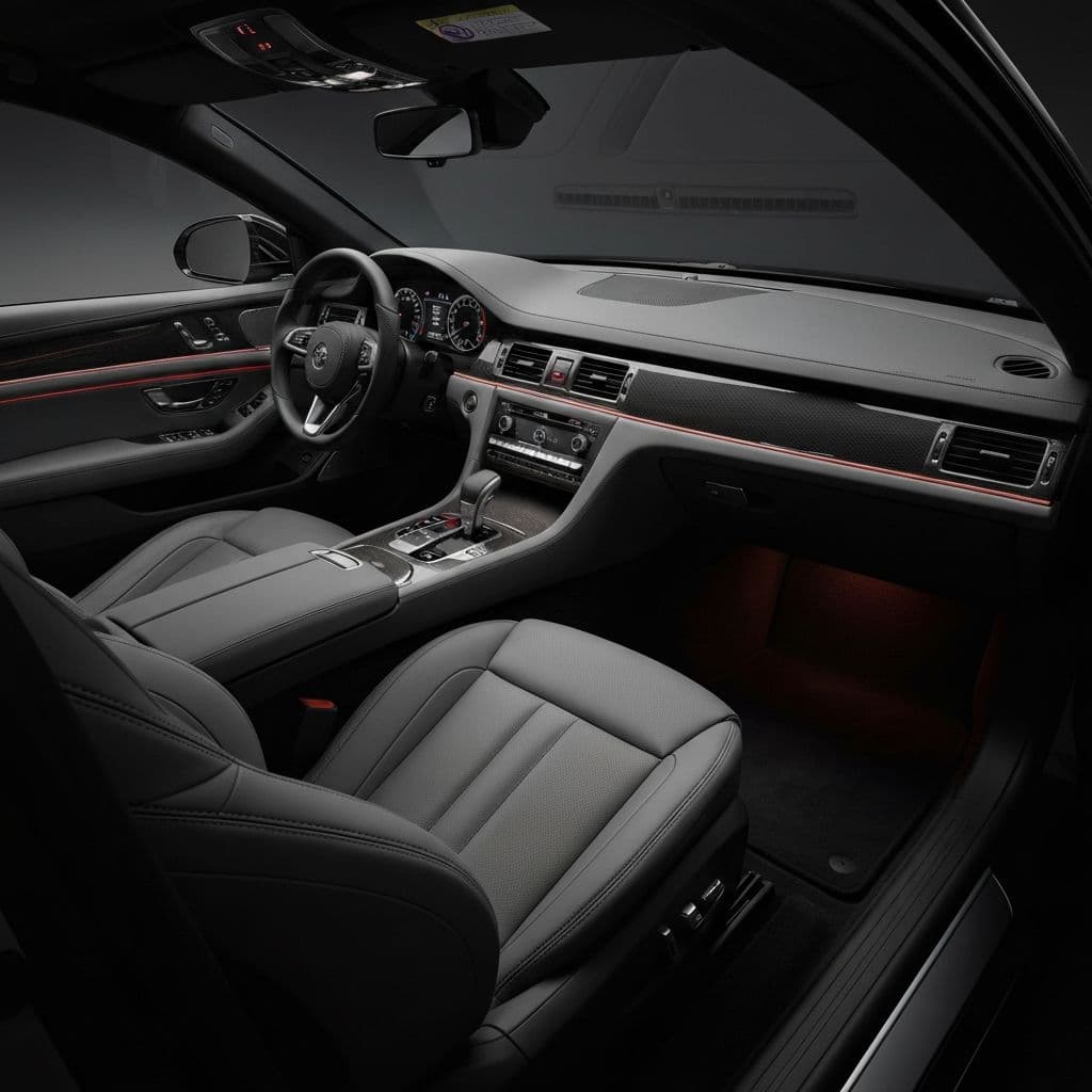 Detailing wnetrza - czyste skory